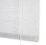 White fine bamboo roller blind - Color & Co - UK White fine bamboo roller blind