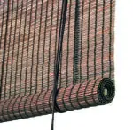 Brown bamboo roller blind - Color & Co - UK Dark brown bamboo roller blinds