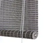 Grey-brown bamboo roller blind - Color & Co - UK Grey-brown bamboo roller blind