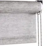 Grey paper roller blind with chain pull - Color & Co - UK Grey paper roller blind with chain pull