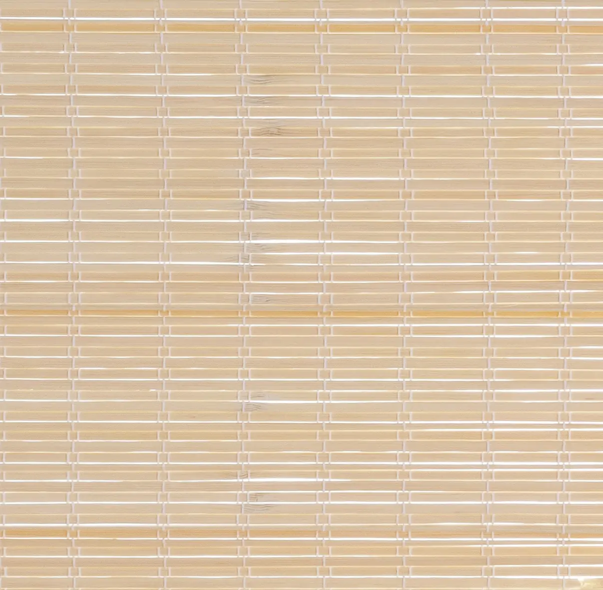 Light privacy bamboo roller blind, with chain pull close up