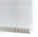 White plant striped roller blind - Color & Co - UK White plant striped roller blind