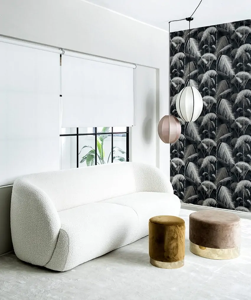 White privacy paper fabric