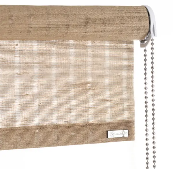 ColorCo-24000-warm-brown-plant_chain-product - Color & Co - UK Warm brown plant roller blind